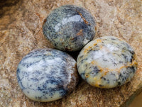 Polished Dendritic Opal Palm Stones x 12 From Moralambo, Madagascar