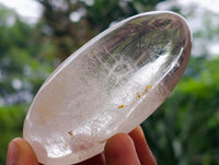 Polished Clear Quartz Galets x 12 From Madagascar