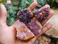 Natural Amethystos Amethyst Clusters x 20 From Kwaggafontein, South Africa