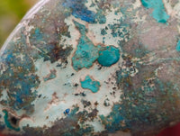 Polished Shattuckite Free Forms x 7 From Kaokoveld, Namibia