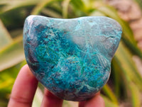 Polished Shattuckite Free Forms x 7 From Kaokoveld, Namibia