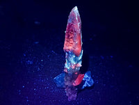 Natural Drusy Quartz Coated Spearhead Calcite Specimens x 12 From Albert's Mountain, Lesotho