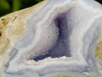 Polished Blue Lace Agate Standing Free Forms x 2 From Nsanje, Malawi