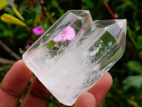 Polished Clear Quartz Crystals x 6 From Madagascar
