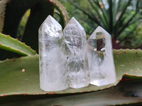 Polished Clear Quartz Crystals x 6 From Madagascar
