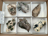 Natural Aegirine Specimens x 6 From Zomba, Malawi
