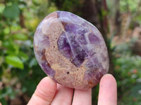 Polished Purple Chevron Amethyst Standing Free Forms x 6 From Madagascar