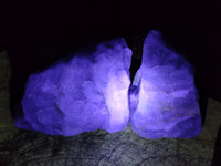 Natural Watermelon Fluorite Cobbed Specimens x 12 From Uis, Namibia