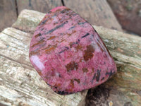 Polished Rhodonite Free Form x 1 From Rhusinga, Zimbabwe