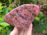 Polished Rhodonite Free Form x 1 From Rhusinga, Zimbabwe