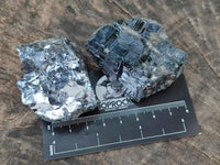 Natural Bright Silver Lead Galena Cobbed Specimens x 12 From Kaokoveld, Namibia