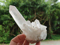 Natural Mixed Quartz Crystal Clusters x 6 From Madagascar