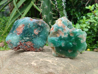 Polished On One Side Mtorolite Plates x 4 From Mutorashanga, Zimbabwe