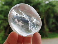 Polished Clear Quartz Crystal Galets x 18 From Madagascar