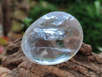 Polished Clear Quartz Crystal Galets x 18 From Madagascar