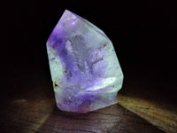 Polished Window Amethyst Crystals x 6 From Akansobe, Madagascar