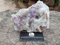 Natural Jacaranda Amethyst Crystal Clusters x 2 From Mumbwa, Zambia