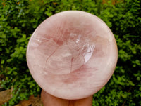 Polished Gemmy Rose Quartz Bowl x 1 From Madagascar
