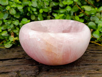 Polished Gemmy Rose Quartz Bowl x 1 From Madagascar