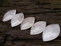 Polished Gemmy Rose Quartz Oval Free Forms x 35 From Madagascar