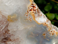Polished XXL Agate Crystalline Centred Geode x 1 From Madagascar