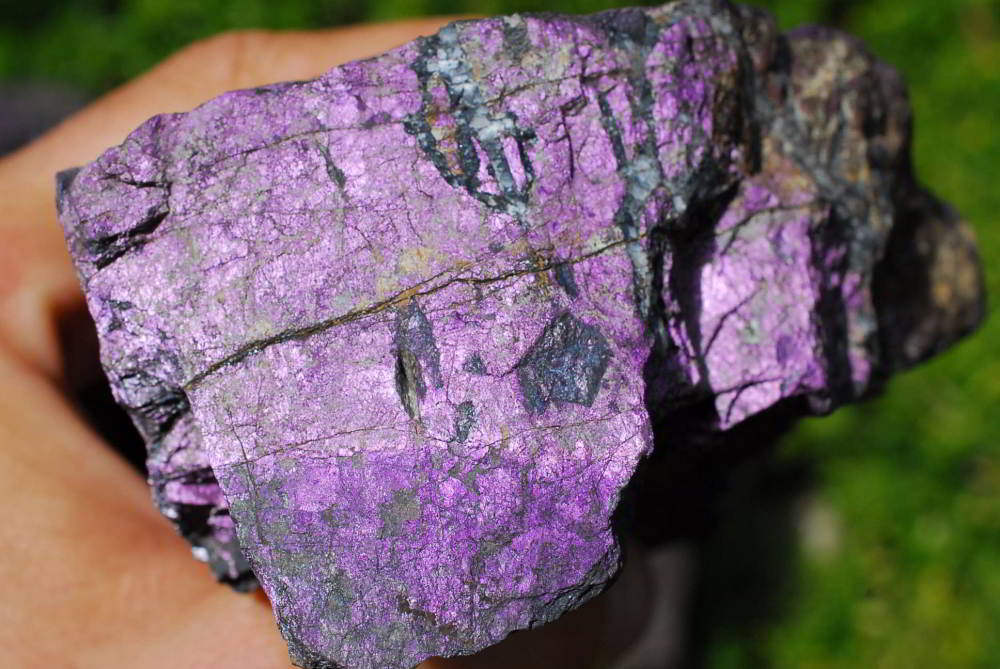 Natural Purpurite Cobbed Specimens x 6 From Zambia - TopRock