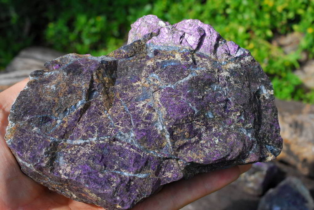 Natural Purpurite Cobbed Specimens x 6 From Zambia - TopRock
