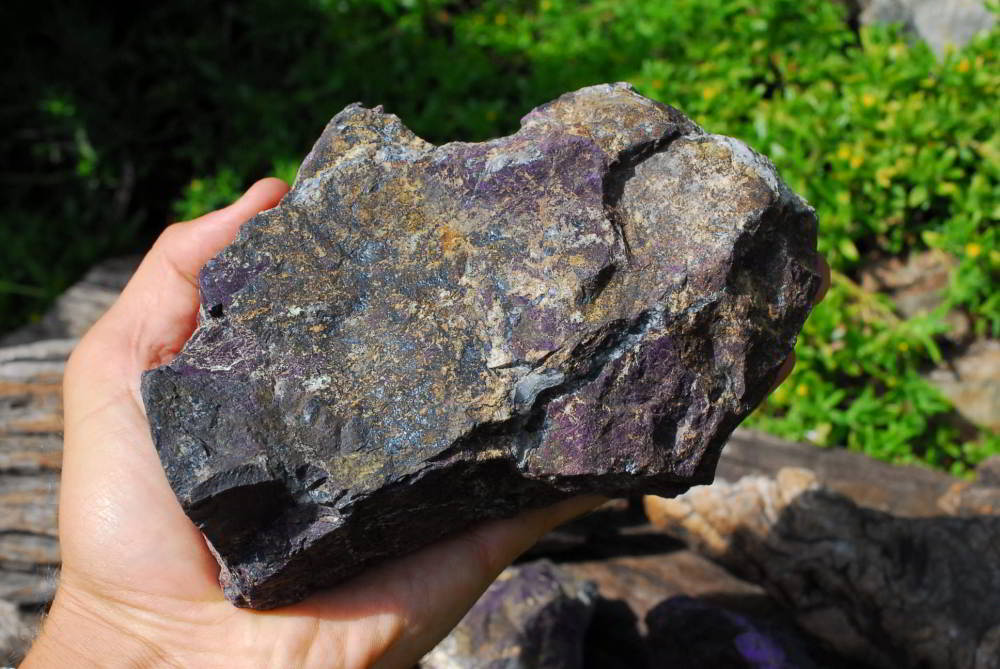 Natural Purpurite Cobbed Specimens x 6 From Zambia - TopRock