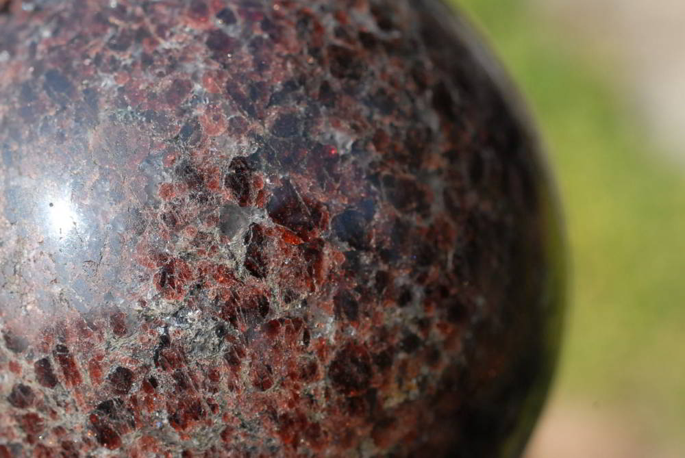 Polished Garnet Spheres x 2 From Madagascar - TopRock