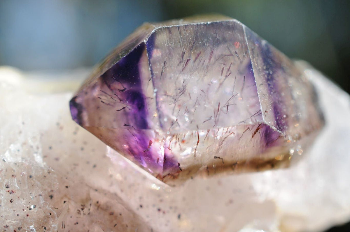 Natural Skeletal Sceptre Amethyst Crystals x 12 From Chiredzi, Zimbabwe - TopRock