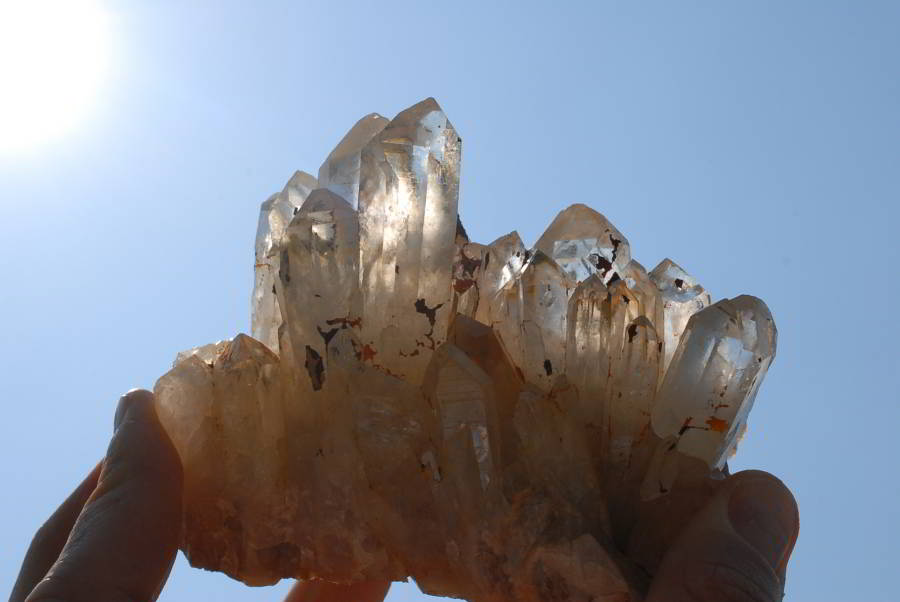 Natural Mixed Quartz Cluster Specimens x 6 From Southern Africa - TopRock