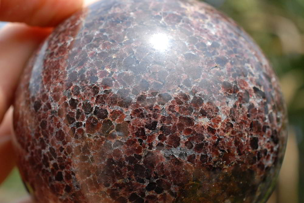 Polished Garnet Sphere x 1 From Madagascar - TopRock