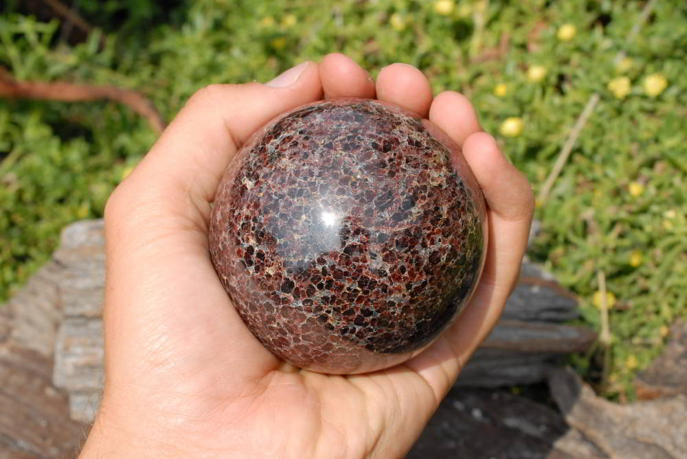Polished Garnet Sphere x 1 From Madagascar - TopRock