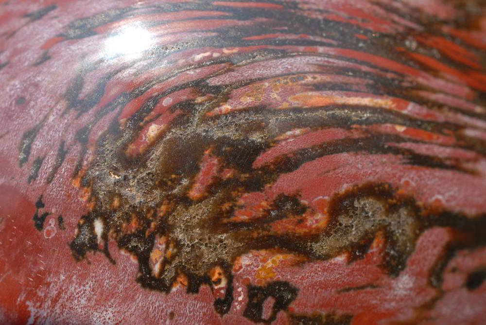 Polished Red Podocarpus Large Petrified Wood Sphere x 1 From Marvoay, Madagascar - TopRock