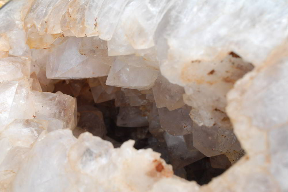 Natural Monster Crystal Centred Agate Geode With Polished Face x 1 From Maintirano, Madagascar - TopRock