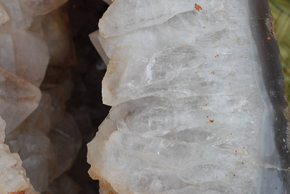 Natural Monster Crystal Centred Agate Geode With Polished Face x 1 From Maintirano, Madagascar - TopRock