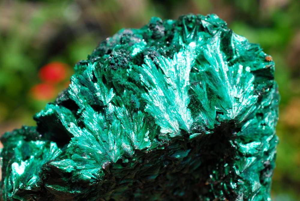 Natural Silky Malachite Specimens x 4 From Kasompe, Congo - TopRock