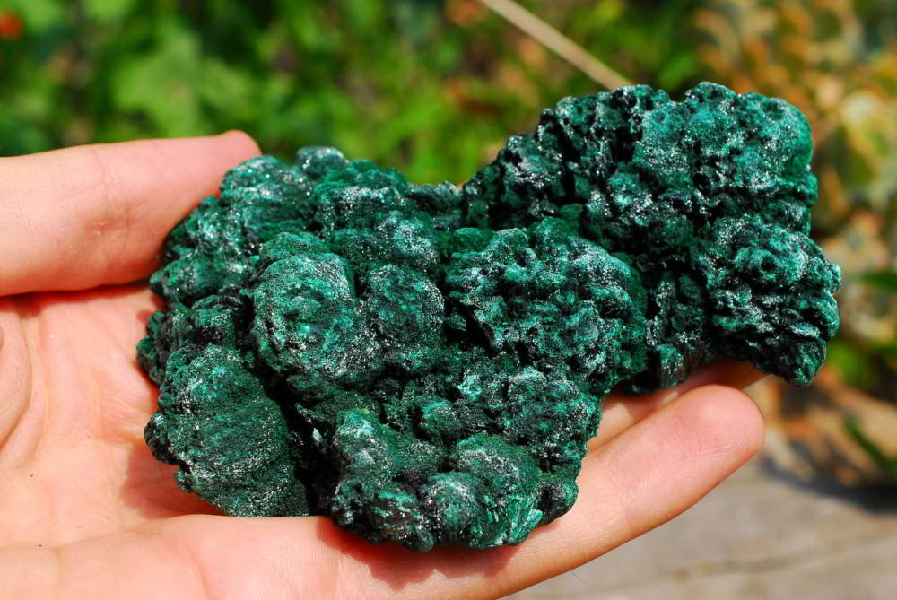 Natural Silky Malachite Specimens x 4 From Kasompe, Congo - TopRock