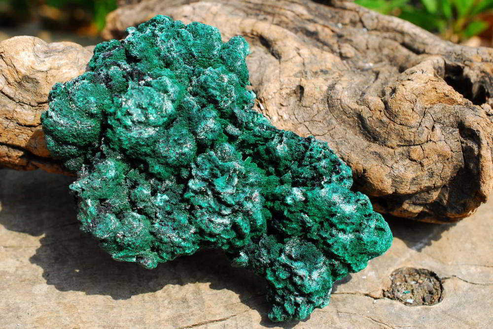 Natural Silky Malachite Specimens x 4 From Kasompe, Congo - TopRock