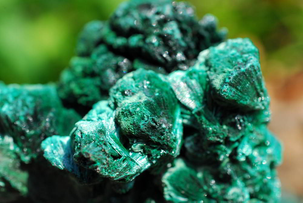 Natural Silky Malachite Specimens x 4 From Kasompe, Congo - TopRock