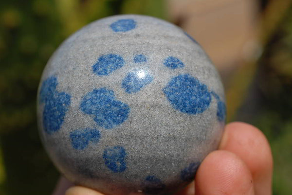 Polished Mini Blue Spotted Spinel Spheres x 6 From Ambatofinadrahana, Madagascar - TopRock