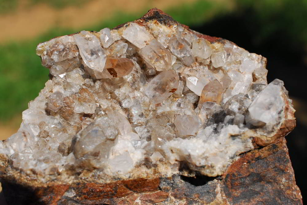 Natural Brandberg Quartz Clusters x 3 From Tafelkop, Brandberg - TopRock