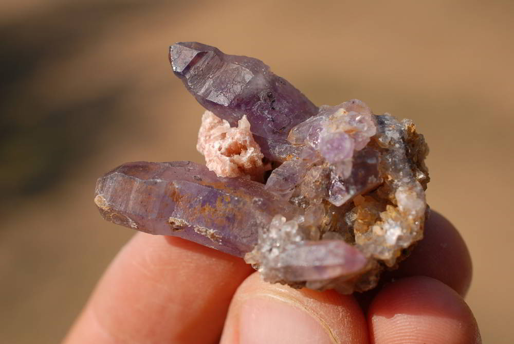 Natural Skeletal Sceptre Amethyst Crystals x 35 From Chiredzi, Zimbabwe - TopRock