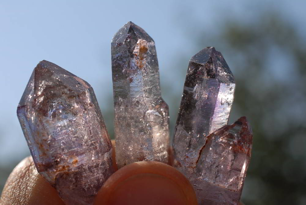 Natural Skeletal Sceptre Amethyst Crystals x 35 From Chiredzi, Zimbabwe - TopRock