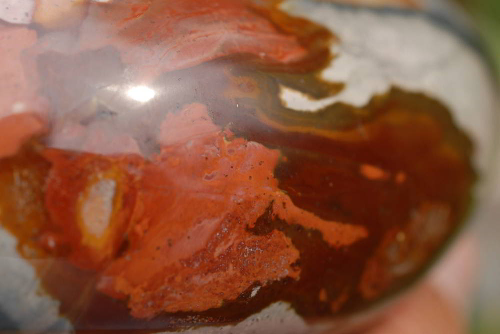 Polished Polychrome Jasper Standing Free Forms x 3 From Madagascar - TopRock