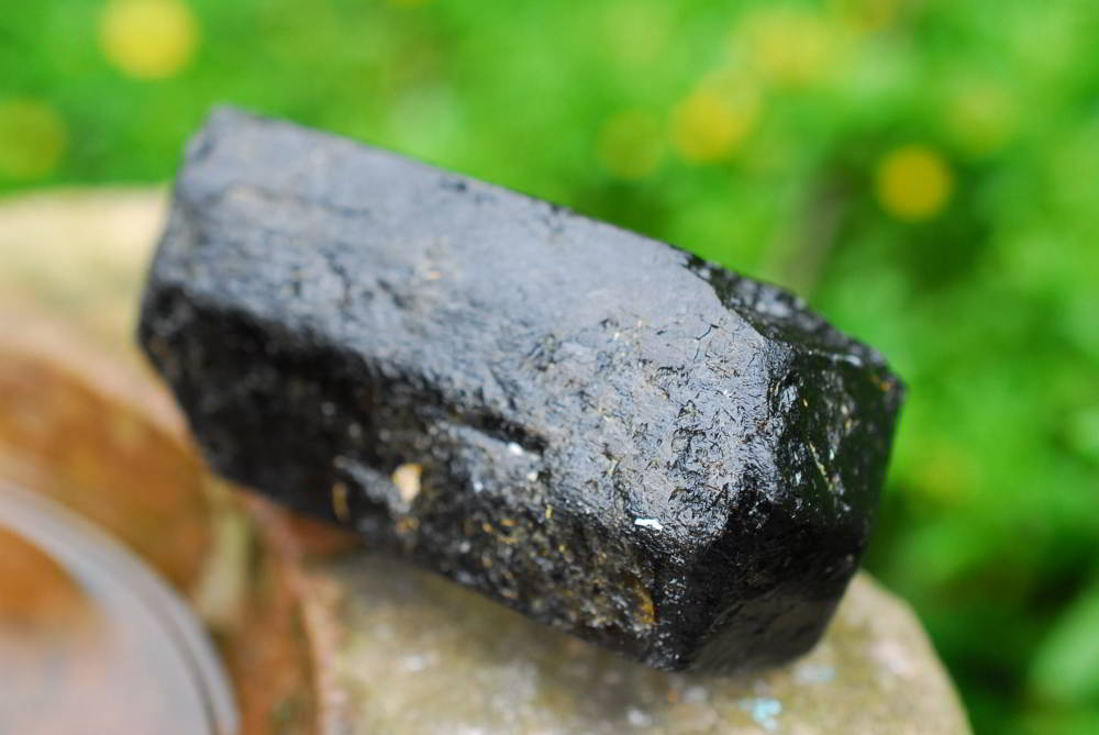 Natural Alluvial Black Tourmaline Crystals x 12 From Zimbabwe - TopRock