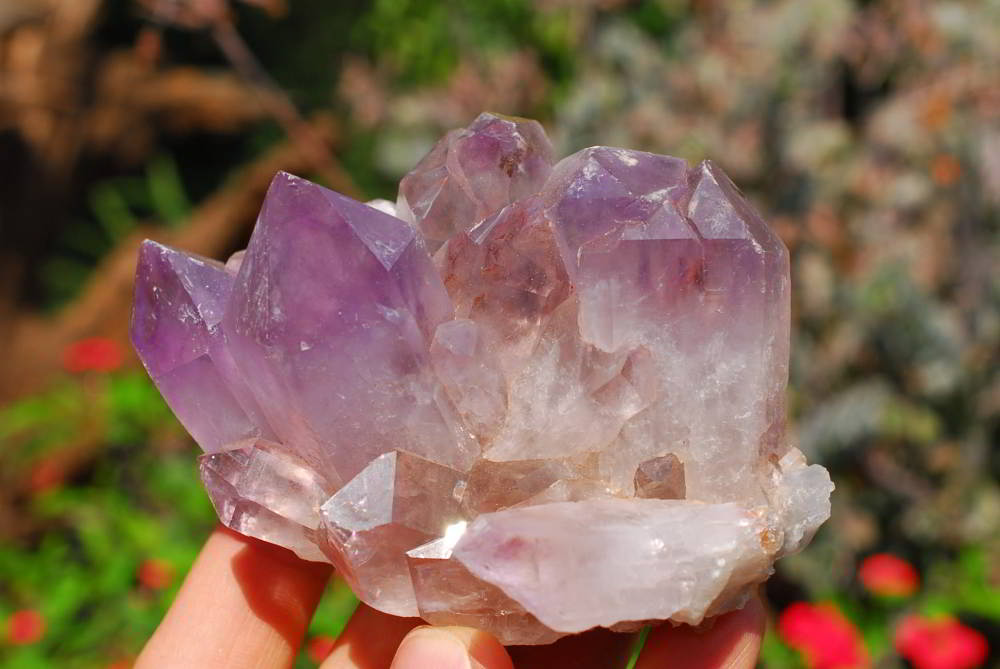 Natural Amethyst Clusters x 6 From Mumbwe, Zambia - TopRock