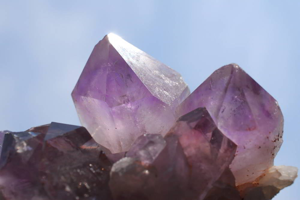 Natural Amethyst Clusters x 6 From Mumbwe, Zambia - TopRock