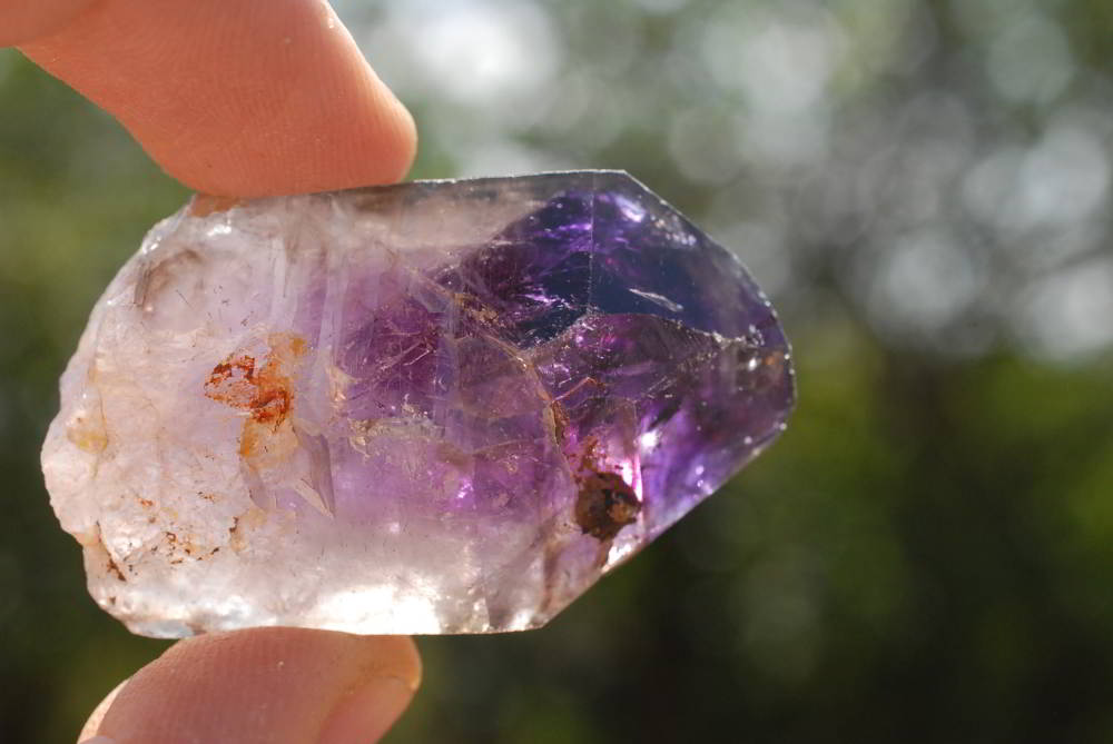 Natural Skeletal Sceptre Amethyst Crystals x 12 From Chiredzi, Zimbabwe - TopRock