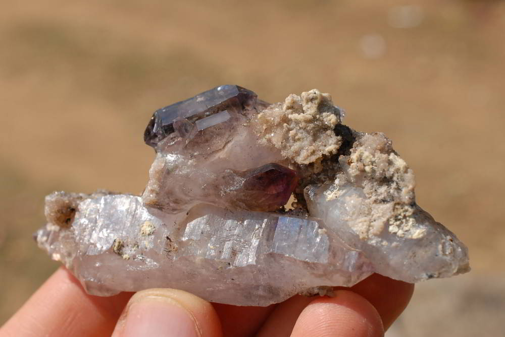 Natural Skeletal Sceptre Amethyst Crystals x 12 From Chiredzi, Zimbabwe - TopRock
